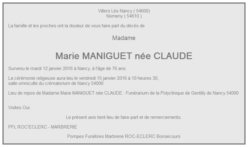 Image Annonce nécrologique