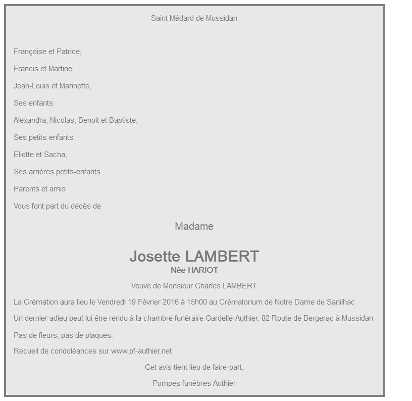 Image Annonce nécrologique