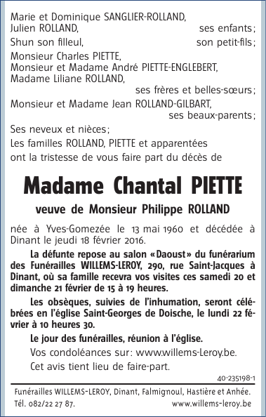 Image Annonce nécrologique