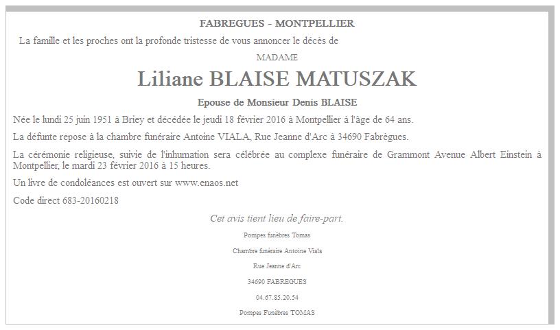 Image Annonce nécrologique