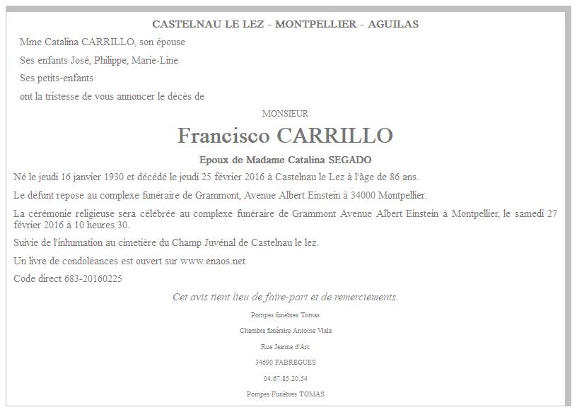 Image Annonce nécrologique