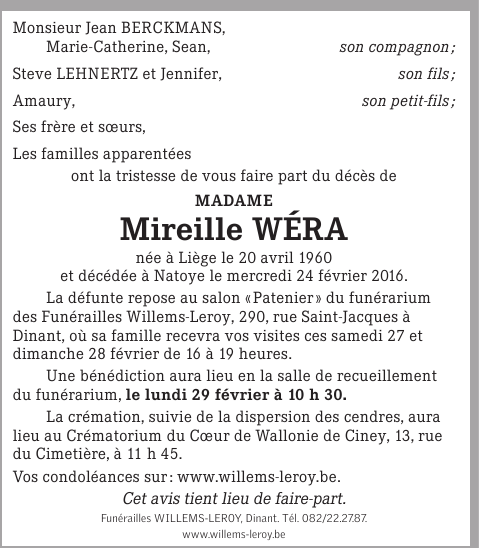 Image Annonce nécrologique