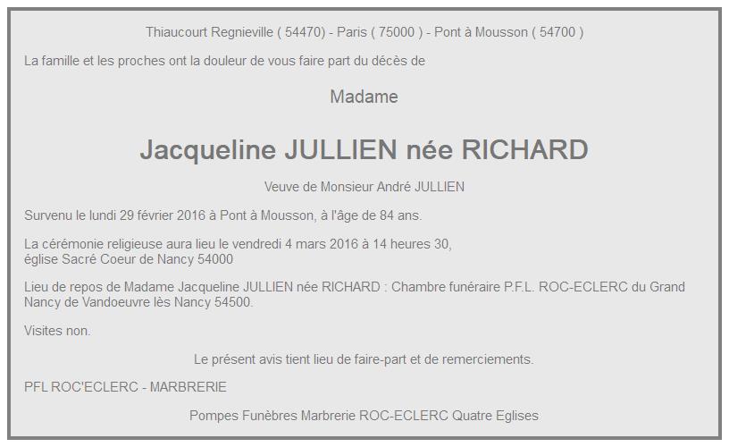 Image Annonce nécrologique