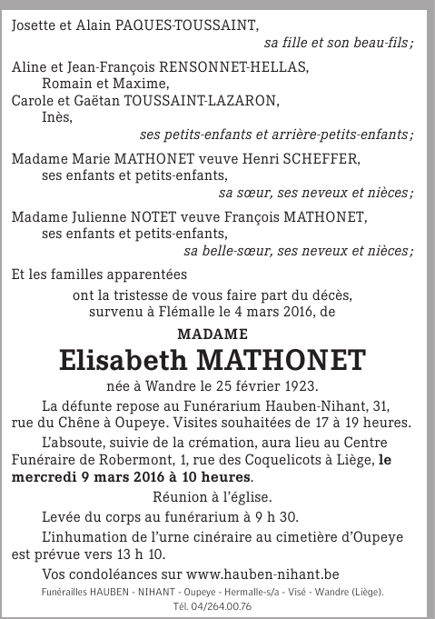 Image Annonce nécrologique