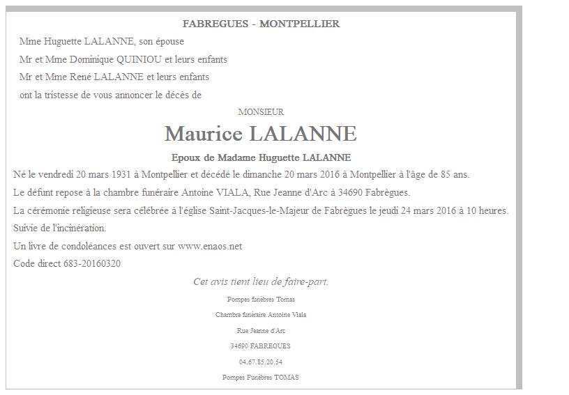 Image Annonce nécrologique