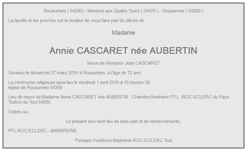 Image Annonce nécrologique