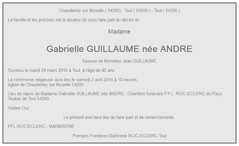 Image Annonce nécrologique