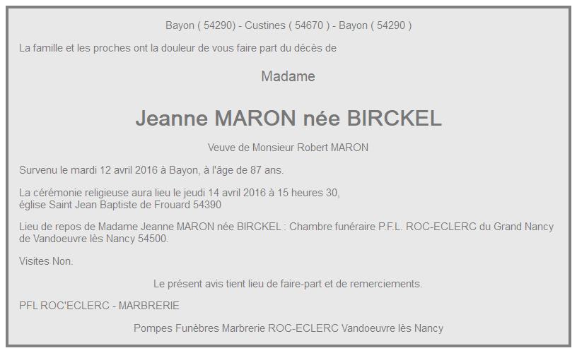 Image Annonce nécrologique