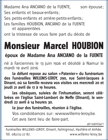 Image Annonce nécrologique