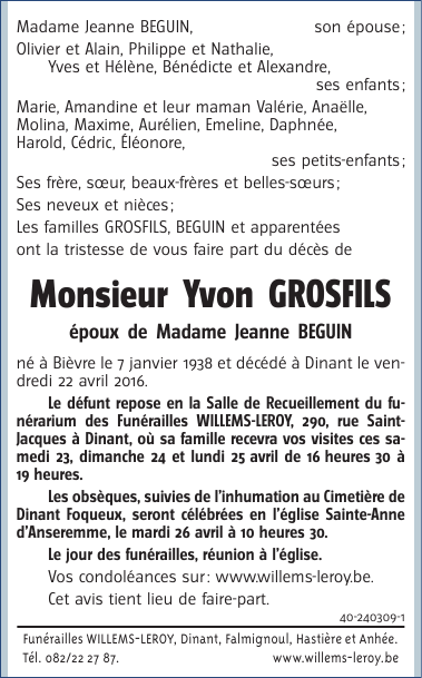 Image Annonce nécrologique