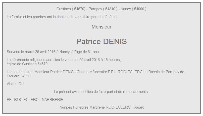 Image Annonce nécrologique