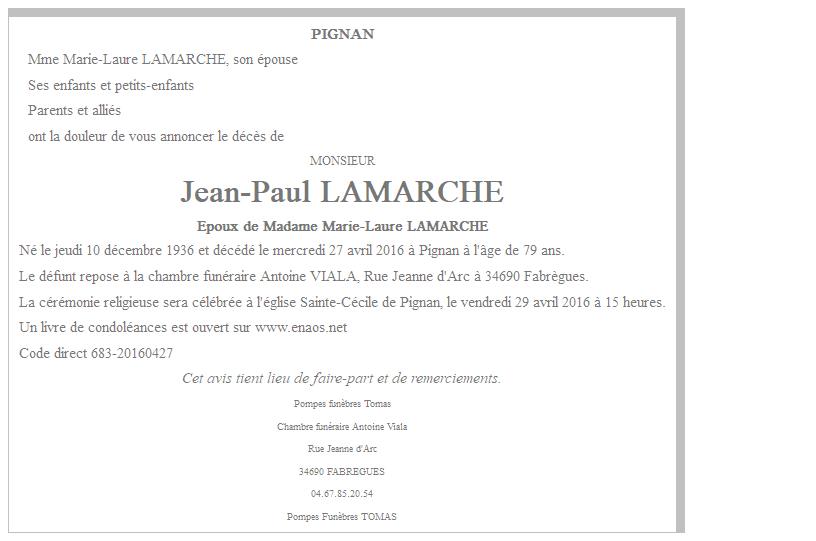 Image Annonce nécrologique