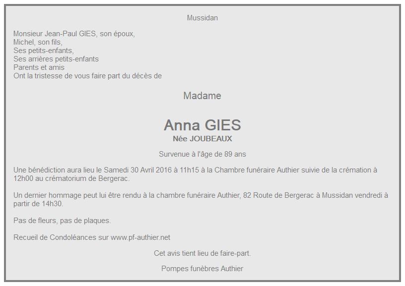 Image Annonce nécrologique