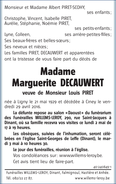 Image Annonce nécrologique