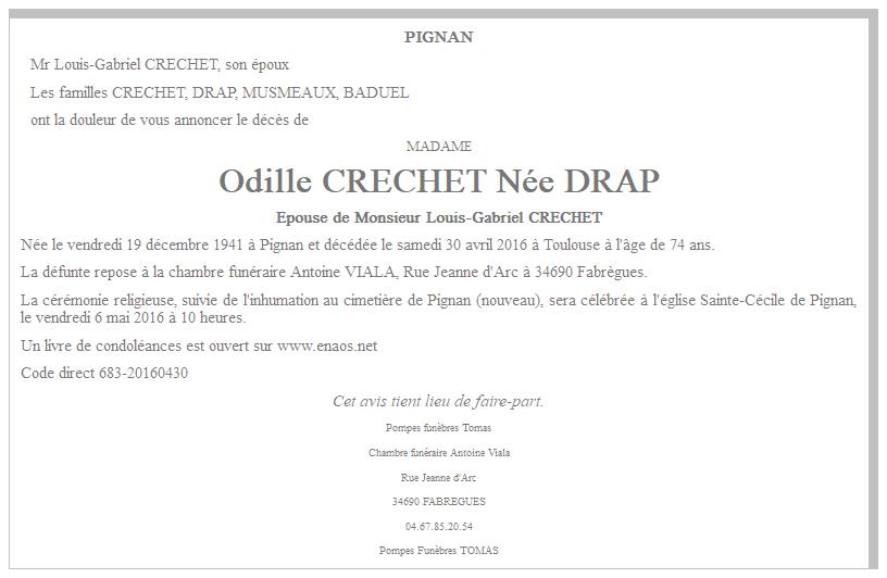 Image Annonce nécrologique