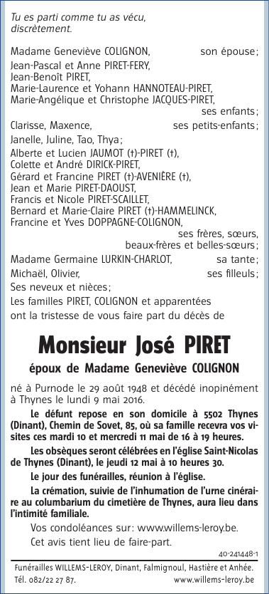 Image Annonce nécrologique