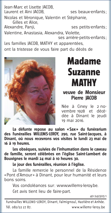 Image Annonce nécrologique