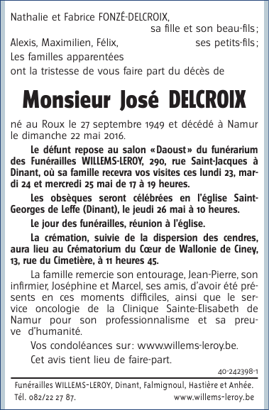 Image Annonce nécrologique