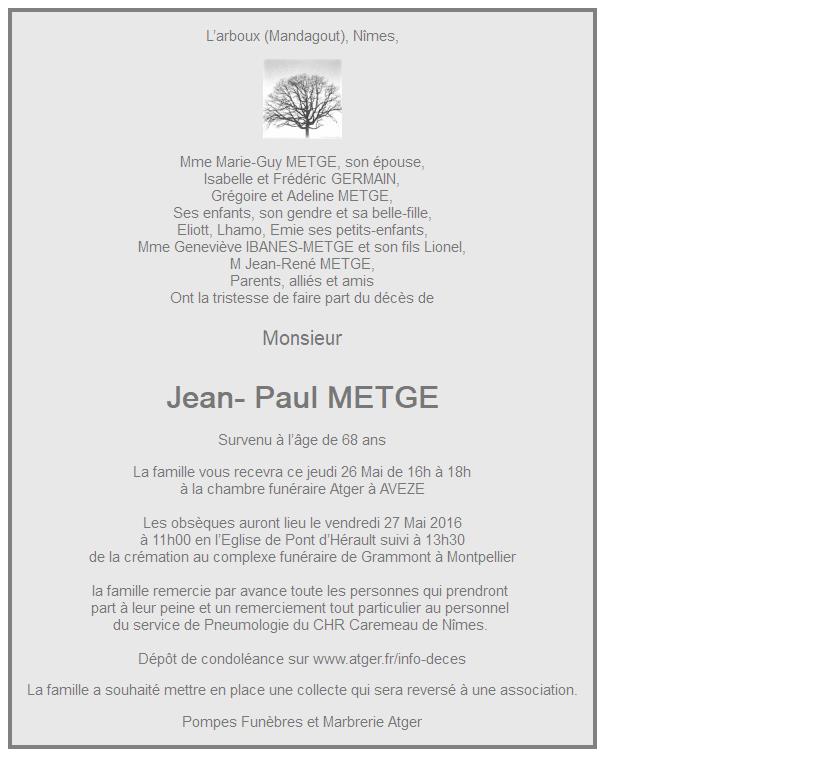 Image Annonce nécrologique