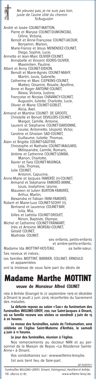 Image Annonce nécrologique