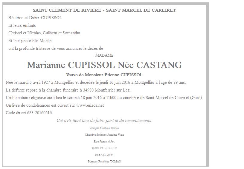 Image Annonce nécrologique