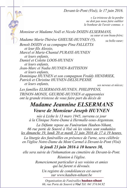 Image Annonce nécrologique