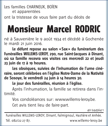 Image Annonce nécrologique