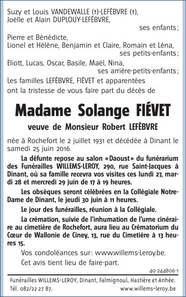 Image Annonce nécrologique