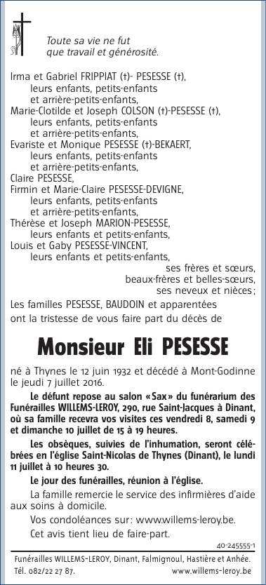 Image Annonce nécrologique