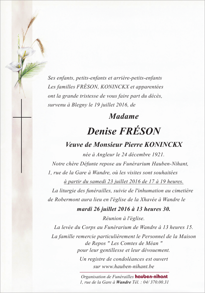 Image Annonce nécrologique