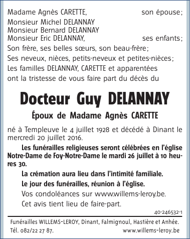 Image Annonce nécrologique
