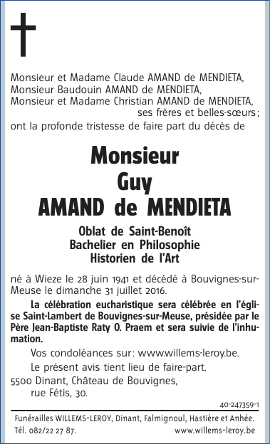 Image Annonce nécrologique
