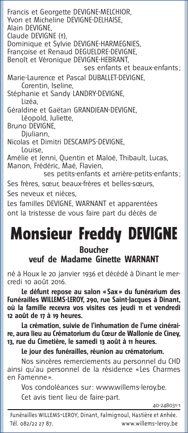 Image Annonce nécrologique
