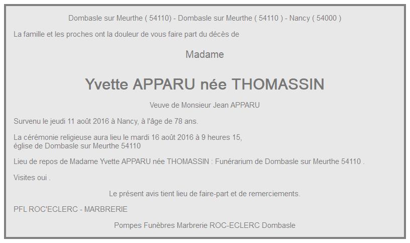 Image Annonce nécrologique