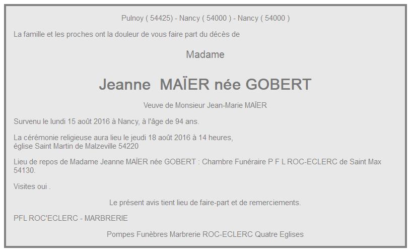 Image Annonce nécrologique