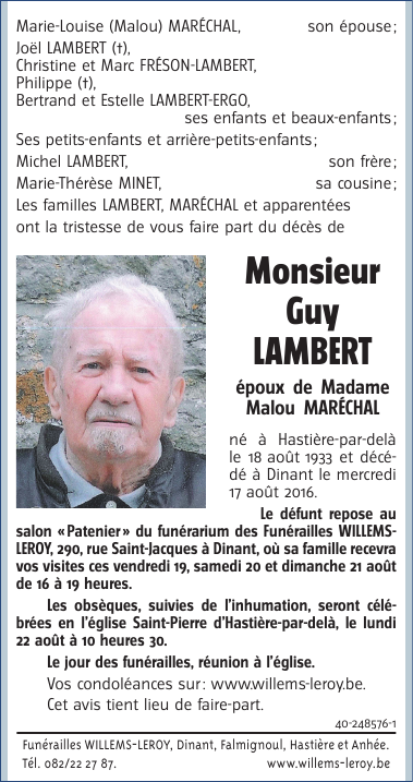 Image Annonce nécrologique