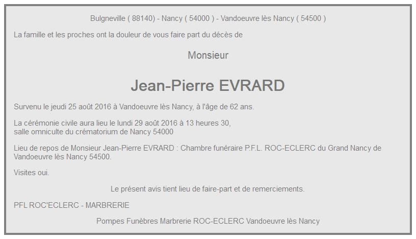 Image Annonce nécrologique