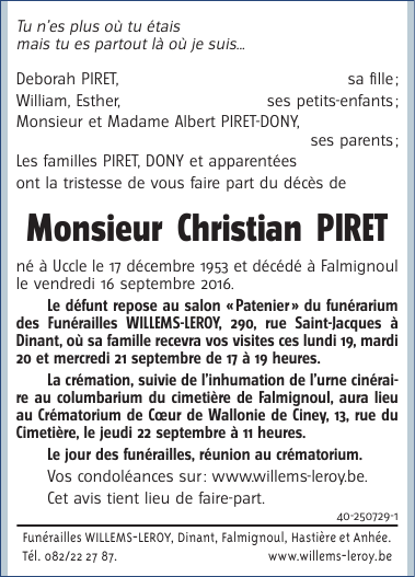 Image Annonce nécrologique