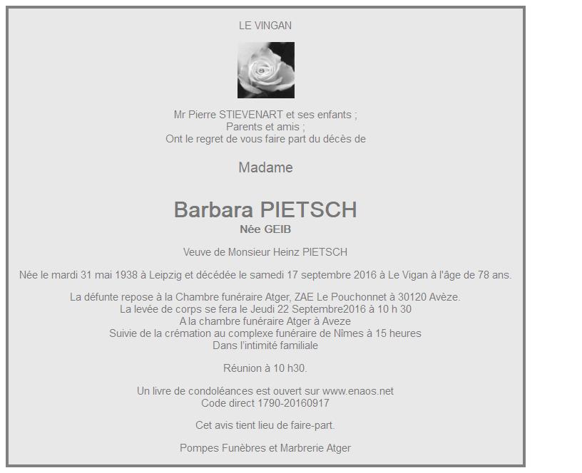 Image Annonce nécrologique