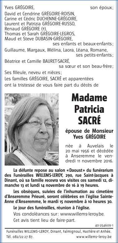 Image Annonce nécrologique