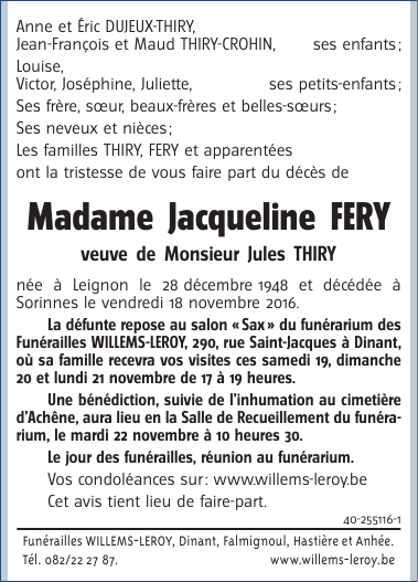 Image Annonce nécrologique