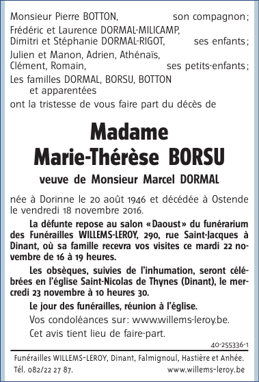 Image Annonce nécrologique