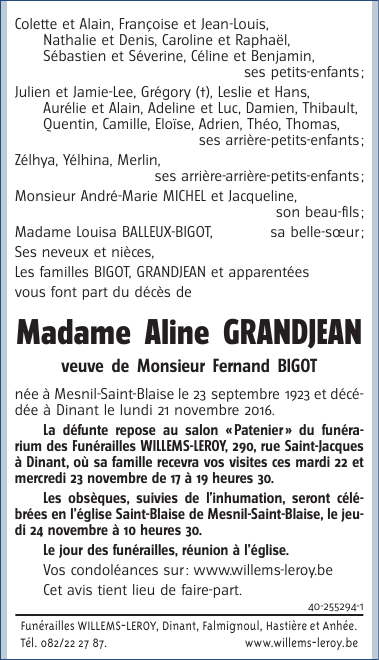 Image Annonce nécrologique