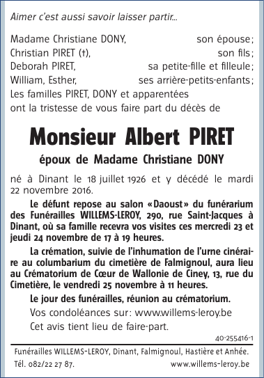 Image Annonce nécrologique