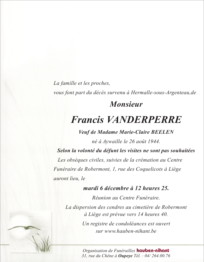 Image Annonce nécrologique