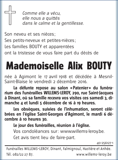 Image Annonce nécrologique