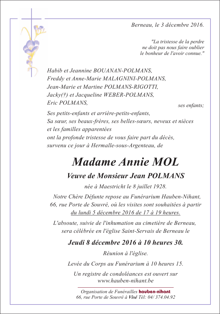 Image Annonce nécrologique