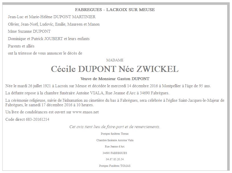 Image Annonce nécrologique