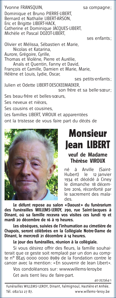 Image Annonce nécrologique