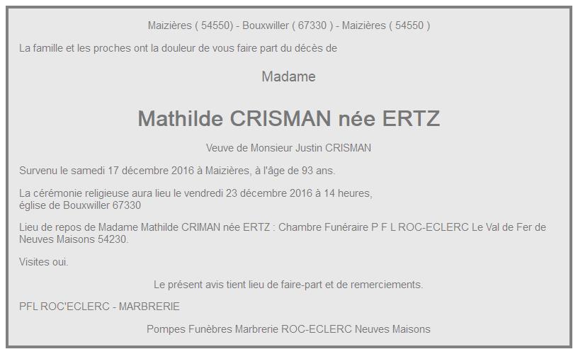 Image Annonce nécrologique